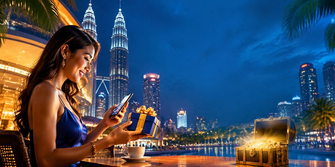Pemain menikmati permainan kasino mudah alih di Kuala Lumpur